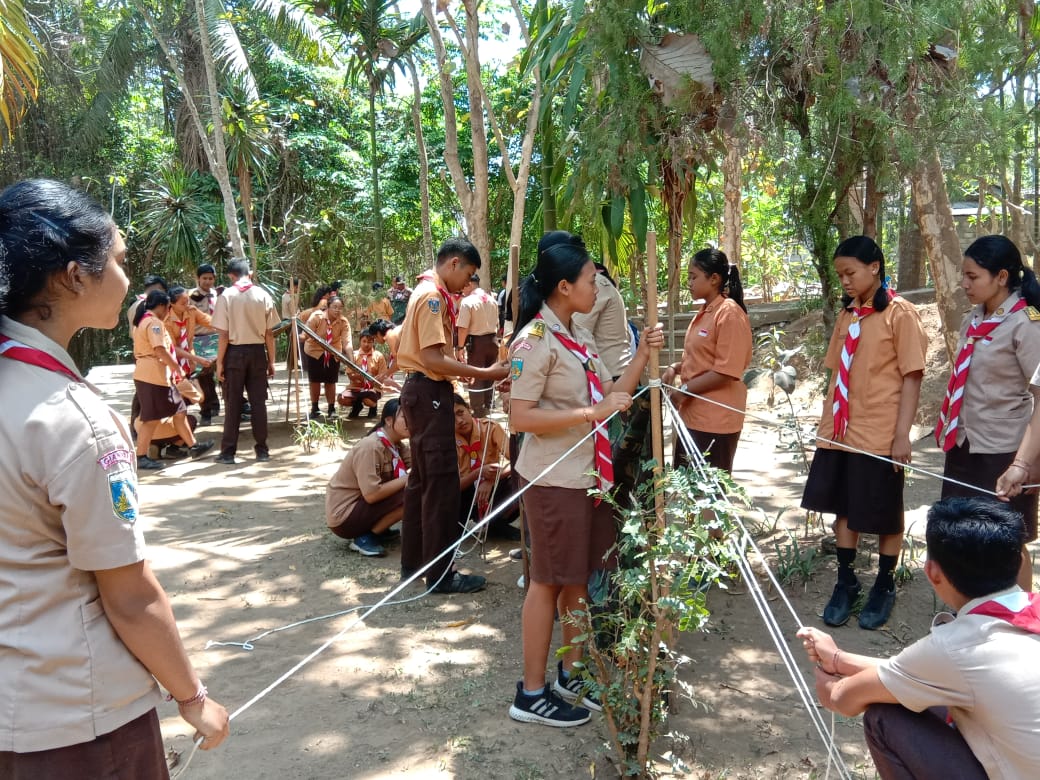 Binter Terpadu Kodim Gianyar Siapkan Generasi Muda Saka Wira Kartika