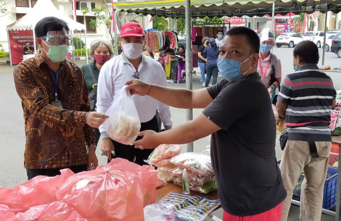 Pasar Gotong Royong Pemkab Tabanan Libatkan Ukm Kilas Bali