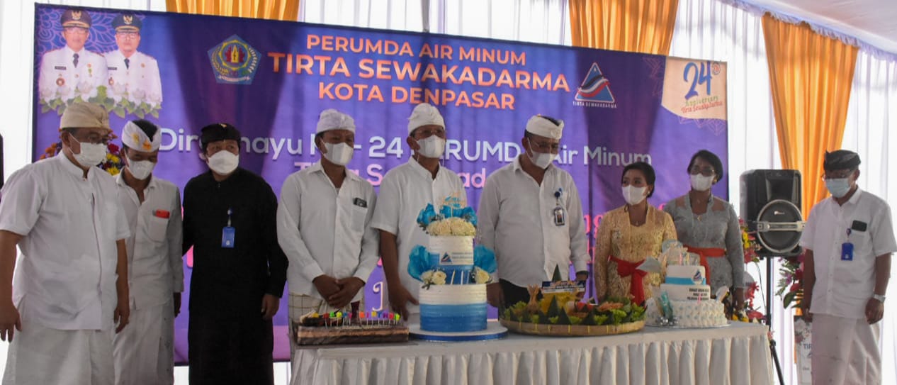 Perumda Air Minum Tirta Sewakadarma Kota Denpasar Peringati Hut Ke